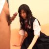 女AV監督が、手コキ・JK制服コスプレ・射精見せる！を作ったサンプル８６