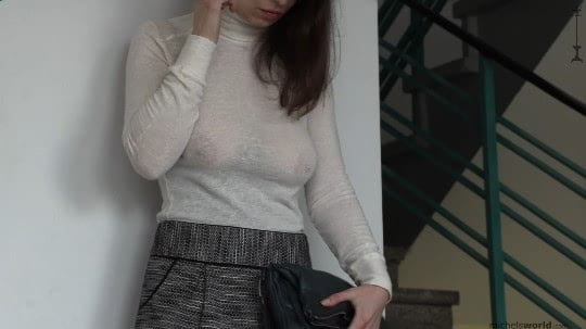 オッパイフェチ×露出のビデオ！胸・乳輪・乳首着衣ぽろりプレーサンプル１８